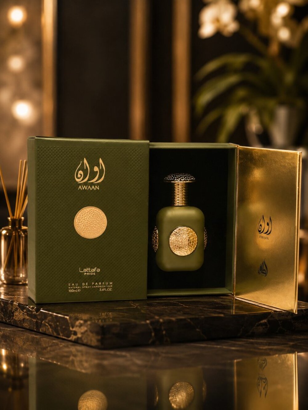 Awaan by Lattafa Pride Eau de Parfum Unisex 100Ml /3.4FL.OZ